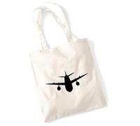 huuraa borsa per il trasporto avión Borsa regalo in tessuto naturale 10 litri cotone avión accessorio