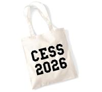huuraa borsa per il trasporto CESS 2026 Borsa regalo in tessuto naturale 10 litri cotone CESS 2026 accessorio