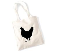huuraa borsa per il trasporto gallina Borsa regalo in tessuto naturale 10 litri cotone gallina accessorio