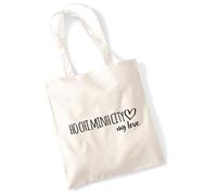 huuraa borsa per il trasporto Ho Chi Minh City my love Borsa regalo in tessuto naturale 10 litri cotone Ho Chi Minh City my love accessorio