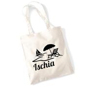 huuraa borsa per il trasporto Ischia Italy Borsa regalo in tessuto naturale 10 litri cotone Ischia Italy accessorio