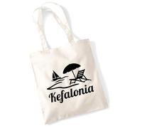 huuraa borsa per il trasporto Kefalonia Greece Borsa regalo in tessuto naturale 10 litri cotone Kefalonia Greece accessorio