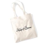 huuraa borsa per il trasporto King & Queen Krone Borsa regalo in tessuto naturale 10 litri cotone King & Queen Krone accessorio