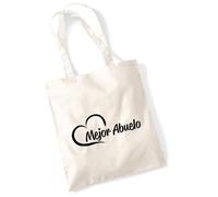 huuraa borsa per il trasporto Mejor Abuelo Borsa regalo in tessuto naturale 10 litri cotone Mejor Abuelo accessorio