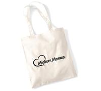 huuraa borsa per il trasporto Migliore Mamma Borsa regalo in tessuto naturale 10 litri cotone Migliore Mamma accessorio