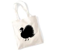 huuraa borsa per il trasporto pavo Borsa regalo in tessuto naturale 10 litri cotone pavo accessorio
