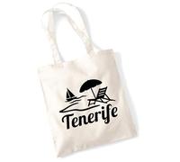 huuraa borsa per il trasporto Tenerife Spain Borsa regalo in tessuto naturale 10 litri cotone Tenerife Spain accessorio