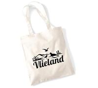 huuraa borsa per il trasporto Vlieland Borsa regalo in tessuto naturale 10 litri cotone Vlieland accessorio