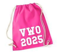huuraa borsa VWO 2025 Borsa regalo in tessuto fucsia 12 litri cotone VWO 2025 Attenzione