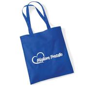 huuraa borse della spesa Migliore Fratello Borsa regalo Bright Royal in cotone da 10 litri Migliore Fratello souvenir
