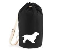 huuraa borsone Cocker Spaniel Inglés Zaino regalo nero 20 litri cotone Cocker Spaniel Inglés Presente