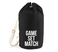 huuraa borsone Game set match Zaino regalo nero 20 litri cotone Game set match Presente