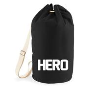 huuraa borsone Hero Held Zaino regalo nero 20 litri cotone Hero Held Presente