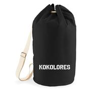 huuraa borsone Kokolores Schriftzug Zaino regalo nero 20 litri cotone Kokolores Schriftzug Presente