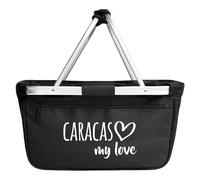 Huuraa carrello della spesa Caracas my love Cesto regalo pieghevole nero 20 litri Caracas my love Presente