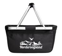 Huuraa carrello della spesa Norderoogsand Cesto regalo pieghevole nero 20 litri Norderoogsand Presente