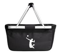 Huuraa carrello della spesa Voleibol Cesto regalo pieghevole nero 20 litri Voleibol Presente