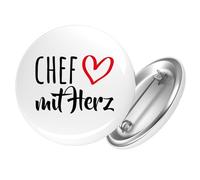 Huuraa distintivo Chef mit Herz Spilla regalo Dimensioni 59mm Chef mit Herz accessorio
