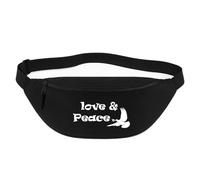 Huuraa marsupio Amor y Paz Borsa a tracolla Regalo nera 2,5 litri Amor y Paz Presente