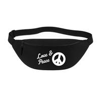 Huuraa marsupio Amor y Paz Borsa a tracolla Regalo nera 2,5 litri Amor y Paz Presente