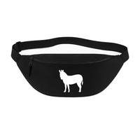 Huuraa marsupio Asno Borsa a tracolla Regalo nera 2,5 litri Asno Presente