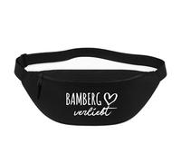 Huuraa marsupio Bamberg verliebt Borsa a tracolla Regalo nera 2,5 litri Bamberg verliebt Presente