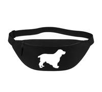 Huuraa marsupio Cocker Spaniel Inglés Borsa a tracolla Regalo nera 2,5 litri Cocker Spaniel Inglés Presente