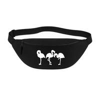 Huuraa marsupio Flamencos Borsa a tracolla Regalo nera 2,5 litri Flamencos Presente