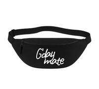 Huuraa marsupio G`Day Mate Spruch Borsa a tracolla Regalo nera 2,5 litri G`Day Mate Spruch Presente