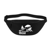 Huuraa marsupio Ibiza Borsa a tracolla Regalo nera 2,5 litri Ibiza Presente