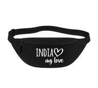 Huuraa marsupio India my Love Borsa a tracolla Regalo nera 2,5 litri India my Love Presente
