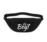 Huuraa marsupio It`s a Boy! Schriftzug Borsa a tracolla Regalo nera 2,5 litri It`s a Boy! Schriftzug Presente