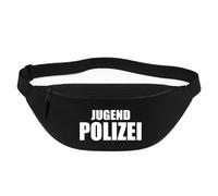 Huuraa marsupio Jugend Polizei Borsa a tracolla Regalo nera 2,5 litri Jugend Polizei Presente
