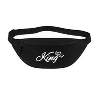 Huuraa marsupio King Krone Borsa a tracolla Regalo nera 2,5 litri King Krone Presente