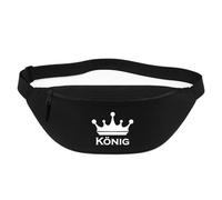Huuraa marsupio König Borsa a tracolla Regalo nera 2,5 litri König Presente