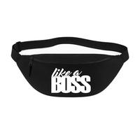 Huuraa marsupio Like a Boss Spruch Borsa a tracolla Regalo nera 2,5 litri Like a Boss Spruch Presente