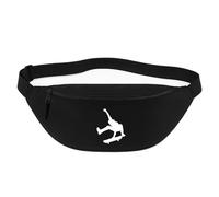 Huuraa marsupio Monopatín Borsa a tracolla Regalo nera 2,5 litri Monopatín Presente