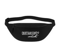 Huuraa marsupio Obertshausen verliebt Borsa a tracolla Regalo nera 2,5 litri Obertshausen verliebt Presente