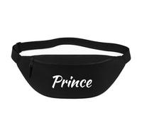 Huuraa marsupio Prince Schriftzug Borsa a tracolla Regalo nera 2,5 litri Prince Schriftzug Presente