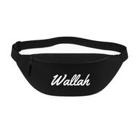 Huuraa marsupio Wallah Borsa a tracolla Regalo nera 2,5 litri Wallah Presente