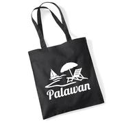 huuraa sacco di juta Palawan Philippines Borsa regalo nera 10 litri cotone Palawan Philippines Presente