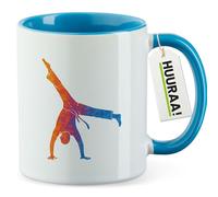 huuraa tazza Capoeira Tazza regalo blu 330ml Capoeira idea regalo