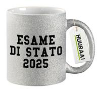 huuraa tazza da caffè Esame di Stato 2025 Tazza regalo argento 330ml Esame di Stato 2025 Presente