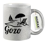 huuraa tazza da caffè Gozo Malta Tazza regalo argento 330ml Gozo Malta Presente