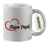 huuraa tazza da caffè Mejor Papá Tazza regalo argento 330ml Mejor Papá Presente