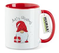 huuraa tazza da caffè Merry Christmas Duende Tazza da tè regalo rossa 330ml Merry Christmas Duende Presente