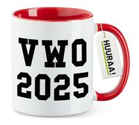 huuraa tazza da caffè VWO 2025 Tazza da tè regalo rossa 330ml VWO 2025 Presente