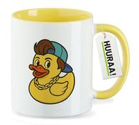 huuraa tazza da tè Pato de goma años 90 Tazza in ceramica regalo gialla 330ml Pato de goma años 90 Sorpresa