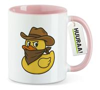 huuraa tazza da ufficio Pato de goma bandido Tazza con motivo regalo rosa 330ml Pato de goma bandido souvenir