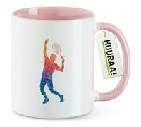 huuraa tazza da ufficio tenis Tazza con motivo regalo rosa 330ml tenis souvenir
